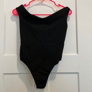 Missguided black Bardot bodysuit